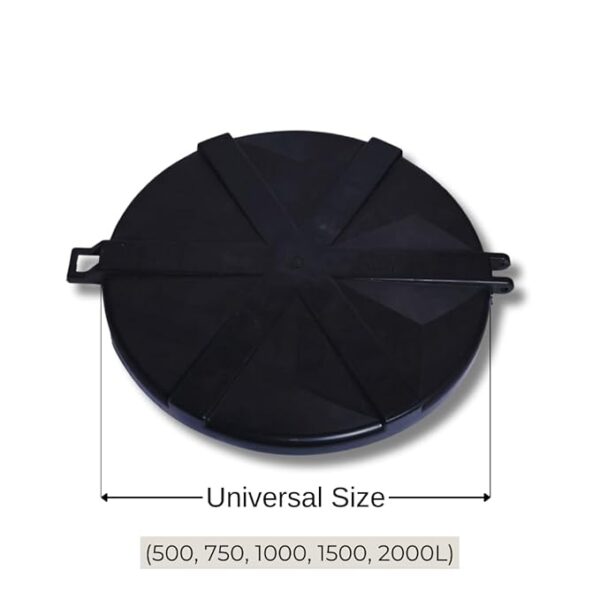 Sintex Universal Full Size Thread Black Water Tank Cover (LID) 500 L to 2000 L - Image 2