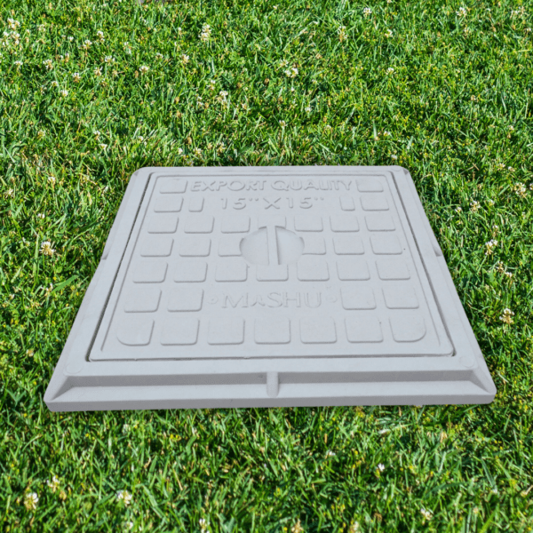 Mashu Heavy Duty Manhole Cover 3.28 Tons For All Purposes (15” x 15”) - Image 2