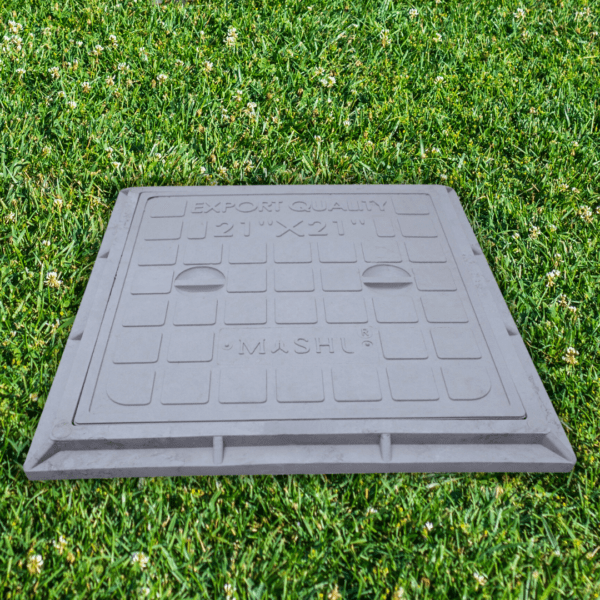 Mashu Heavy Duty Manhole Cover 8.3 Tons For All Purposes (21” x 21”) - Image 2