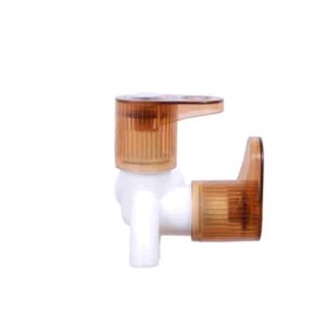 Mashu Royal Heavy Plastic PVC Two Way Bib Cock Tap For Bathroom & Kitchen(Brown & White)