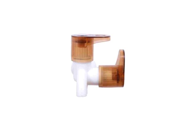 Mashu Royal Heavy Plastic PVC Two Way Bib Cock Tap For Bathroom & Kitchen(Brown & White)